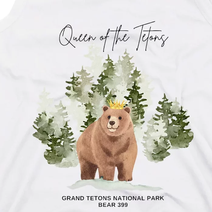 Queen Of The Tetons Grizzly Bear 399 Gtnp Tank Top