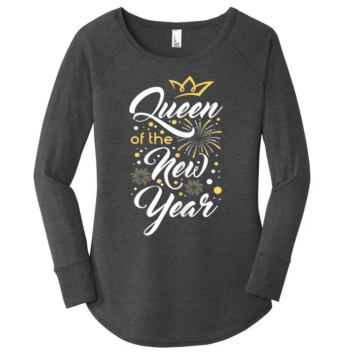 Queen Of The New Year New YearS Eve Happy New Year Women's Perfect Tri Tunic Long Sleeve Shirt