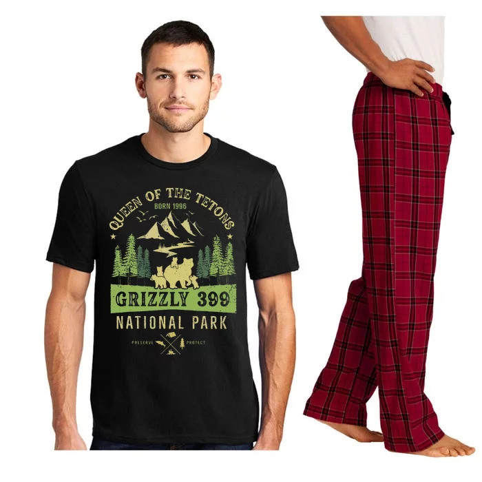 Queen Of The Tetons Grizzly 399 National Park Preserve Pajama Set