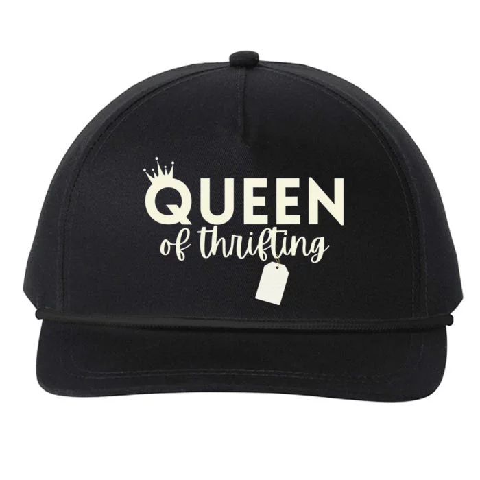 Queen of Thrifting Funny Thrift Store Antique Yard Sale Snapback Five-Panel Rope Hat