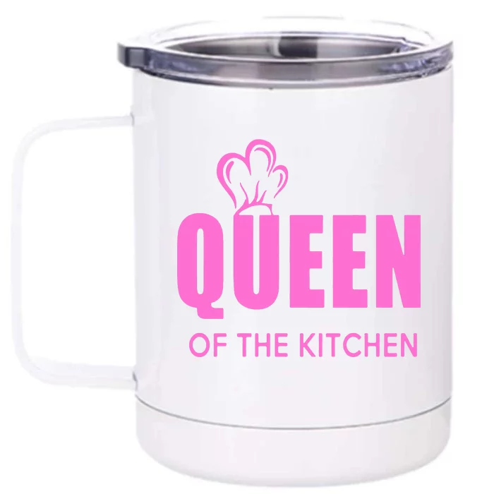 Queen Of The Kitchen Front & Back 12oz Stainless Steel Tumbler Cup