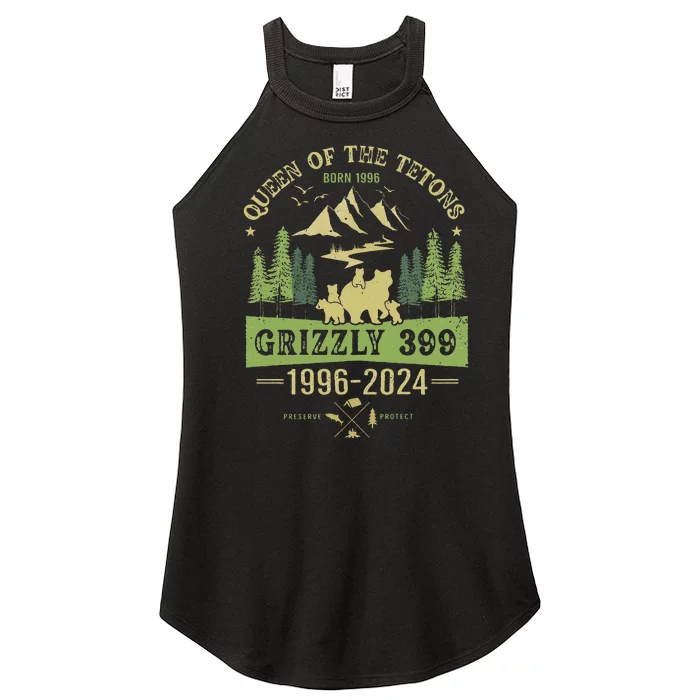 Queen Of The Tetons Grizzly 399 National Park 19962024 Women’s Perfect Tri Rocker Tank