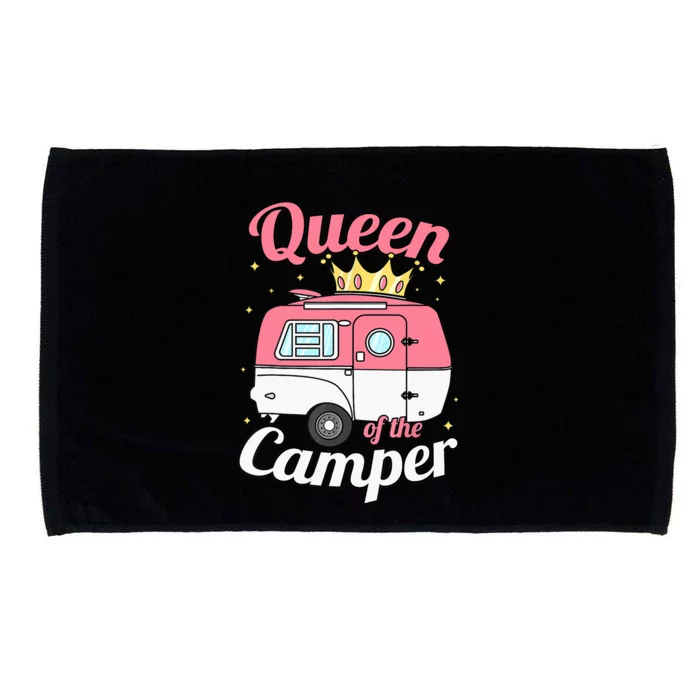 Queen Of The Camper Wo's RV Camping Van Trailer Camp Microfiber Hand Towel