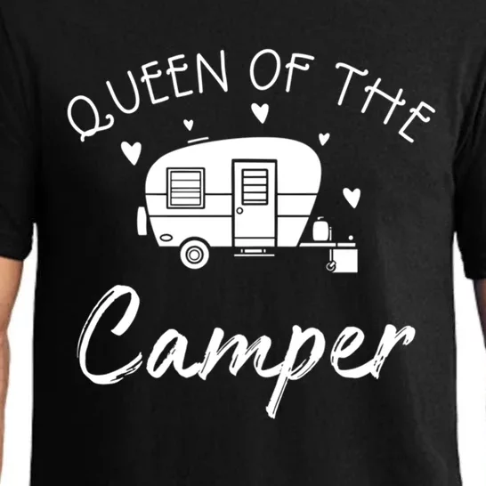 Queen Of The Camper Gift Rv Camper Road Trip Gift Pajama Set