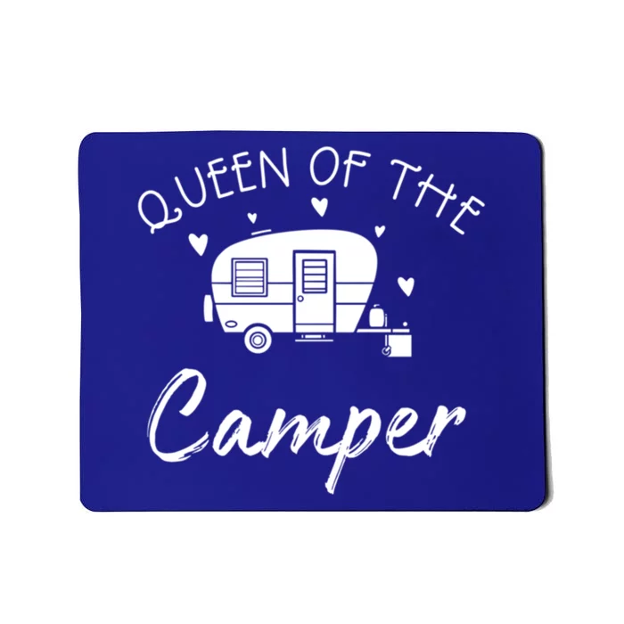 Queen Of The Camper Gift Rv Camper Road Trip Gift Mousepad