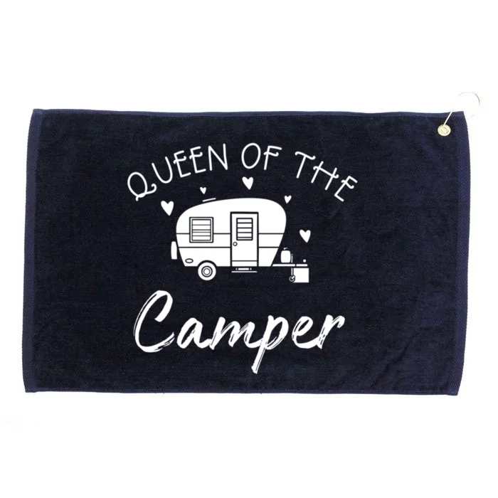 Queen Of The Camper Gift Rv Camper Road Trip Gift Grommeted Golf Towel