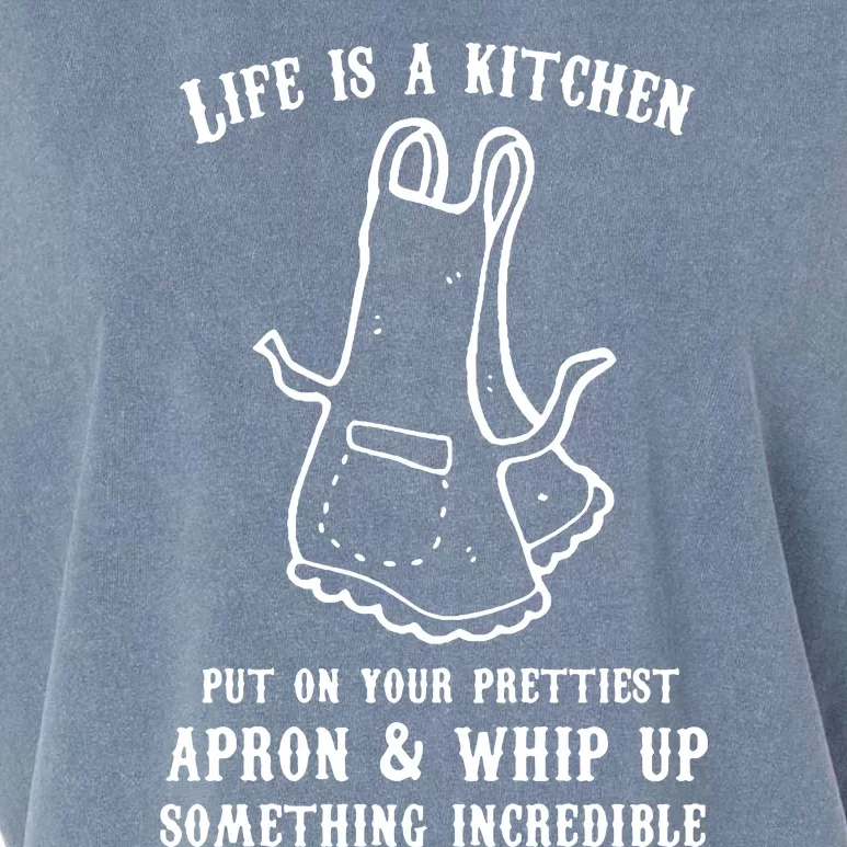 Queen Of The Kitchen Cooking Garment-Dyed Women's Muscle Tee