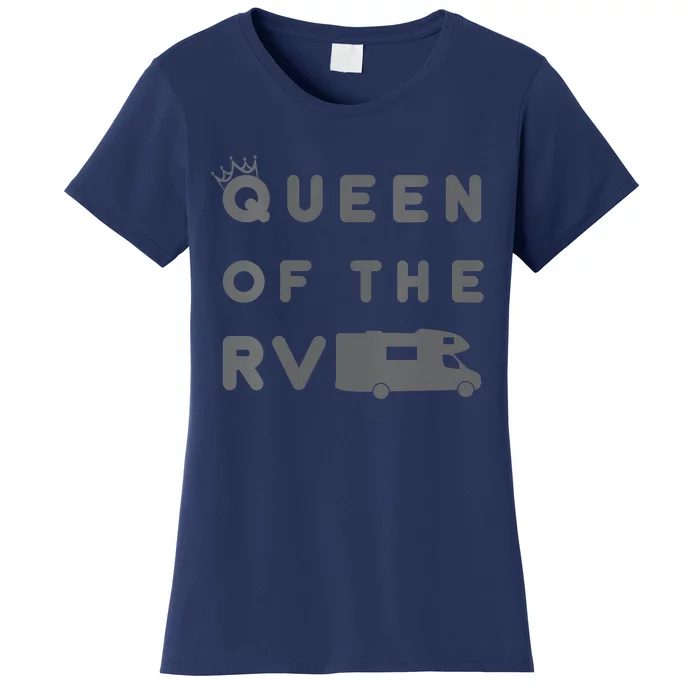 Queen Of The RV Shirts Funny Camping Gift Women's T-Shirt