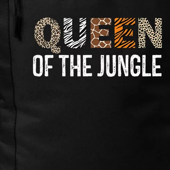 Queen Of The Jungle Birthday Safari Leopard Family Matching Daily Commute Backpack