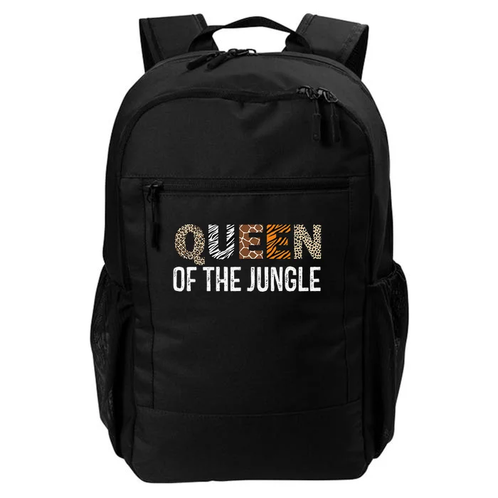 Queen Of The Jungle Birthday Safari Leopard Family Matching Daily Commute Backpack