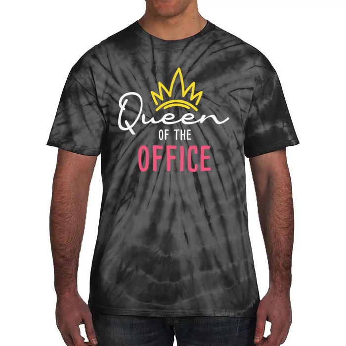 Queen Of The Office Admin Office Administrative Assistant Tie-Dye T-Shirt