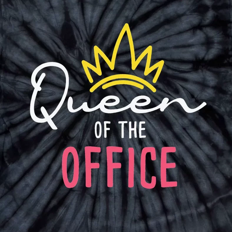 Queen Of The Office Admin Office Administrative Assistant Tie-Dye T-Shirt