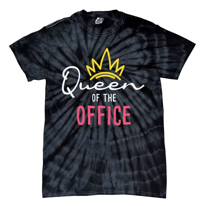 Queen Of The Office Admin Office Administrative Assistant Tie-Dye T-Shirt