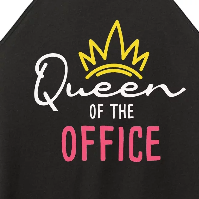 Queen Of The Office Admin Office Administrative Assistant Women’s Perfect Tri Rocker Tank