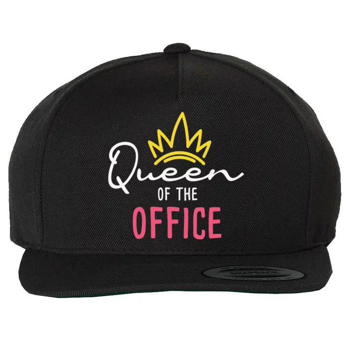 Queen Of The Office Admin Office Administrative Assistant Wool Snapback Cap