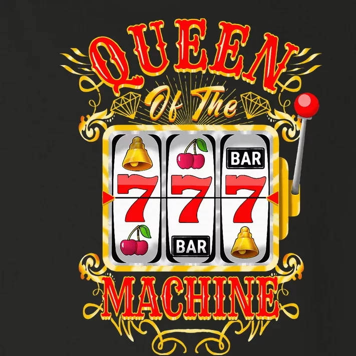 Queen Of The Slot Machine Casino Gambling Lover Toddler Long Sleeve Shirt