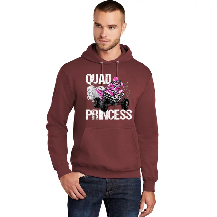 Quad Princess ATV 4 Wheeler Quad Offroad Mud MX Girls Hoodie