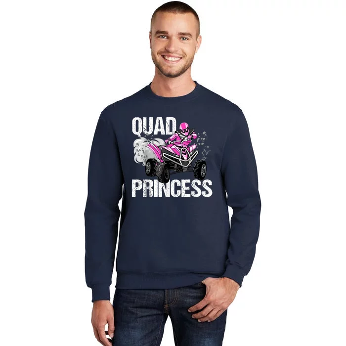 Quad Princess ATV 4 Wheeler Quad Offroad Mud MX Girls Sweatshirt