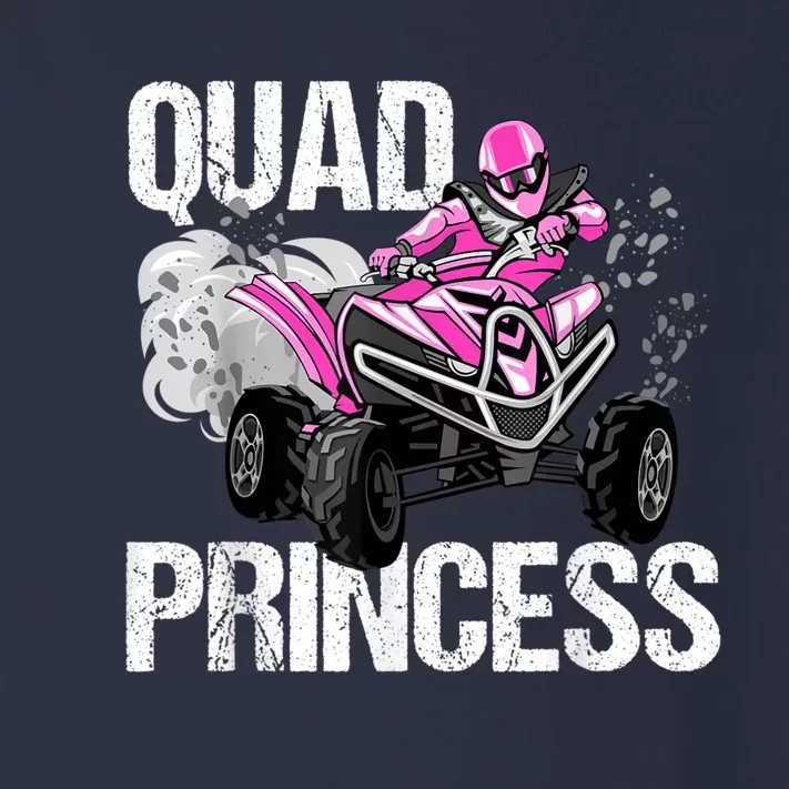 Quad Princess ATV 4 Wheeler Quad Offroad Mud MX Girls Toddler Long Sleeve Shirt