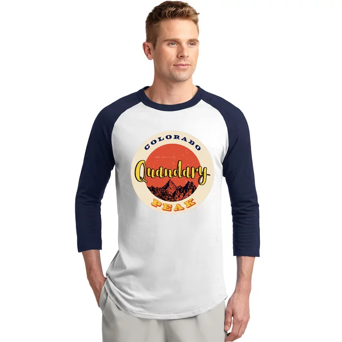 Quandary Peak Colorado Baseball Sleeve Shirt