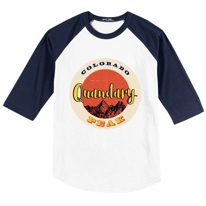 Quandary Peak Colorado Baseball Sleeve Shirt