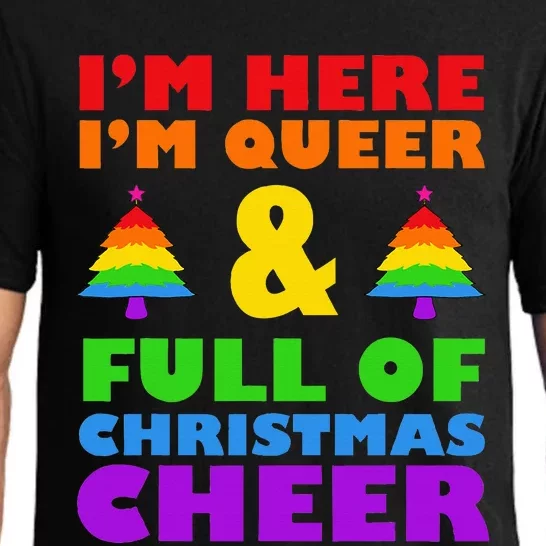 Queer Pride Christmas Pajama Set Festive LGBTQ Holiday Gift Pajama Set