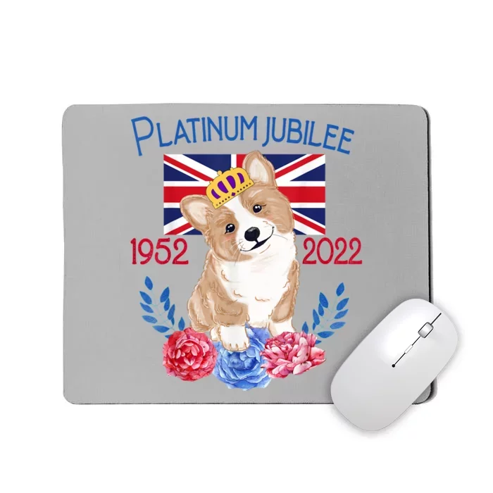 Queen's Platinum Jubilee 2022 British Monarch Queen Corgi Mousepad