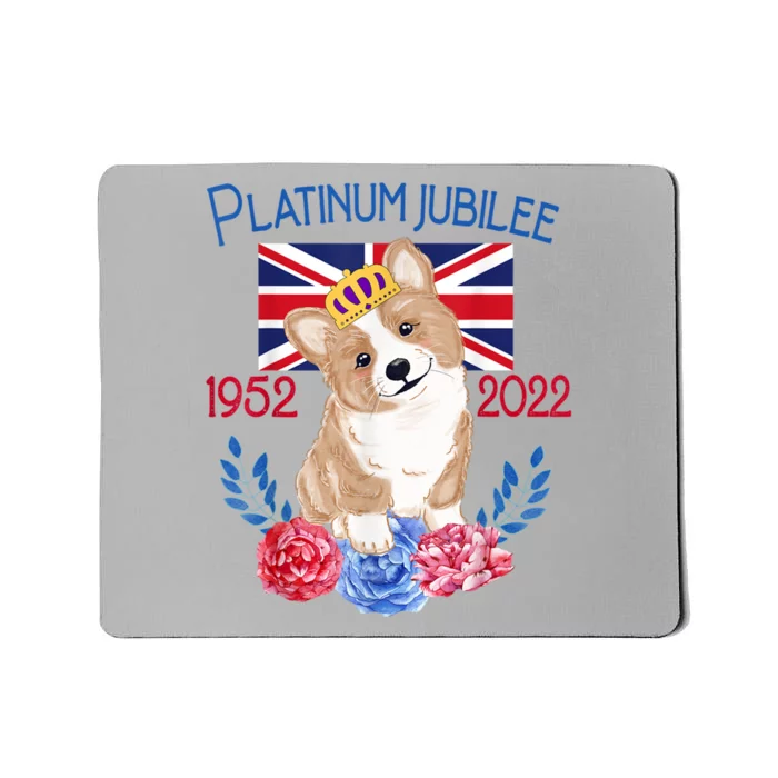 Queen's Platinum Jubilee 2022 British Monarch Queen Corgi Mousepad