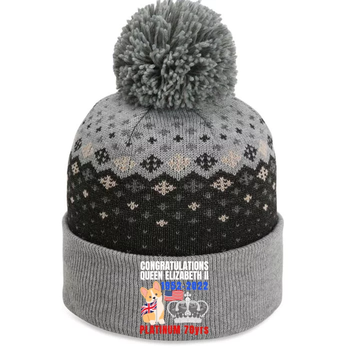 Queens Platinum Jubilee Gift Queen Platinum Jubilee Gift The Baniff Cuffed Pom Beanie