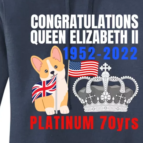 Queens Platinum Jubilee Gift Queen Platinum Jubilee Gift Women's Pullover Hoodie