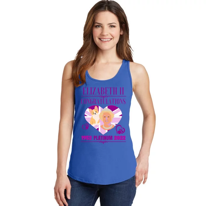 Queens Platinum Jubilee Cool Gift Queen Platinum Jubilee Gift Ladies Essential Tank