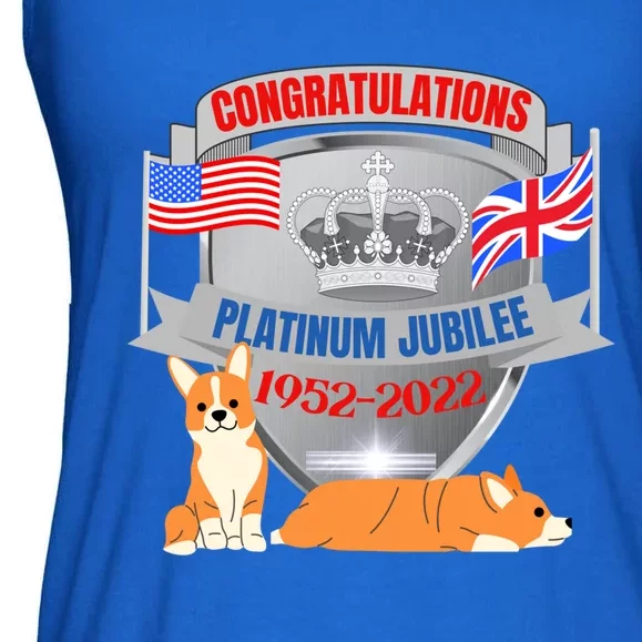 Queens Platinum Jubilee Gift Queen Platinum Jubilee Gift Ladies Essential Flowy Tank