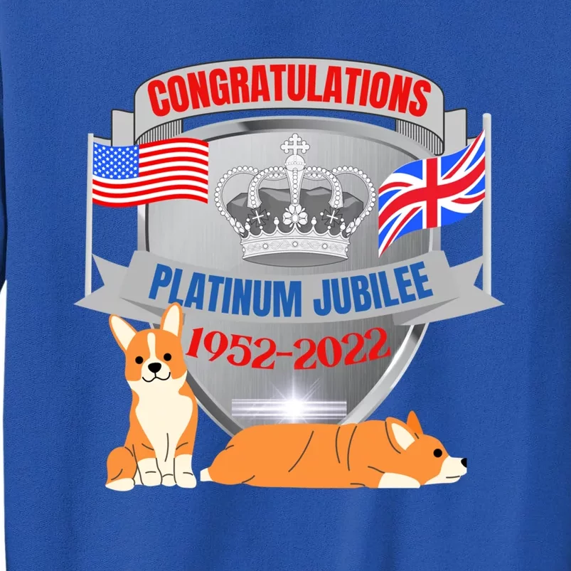 Queens Platinum Jubilee Gift Queen Platinum Jubilee Gift Tall Sweatshirt