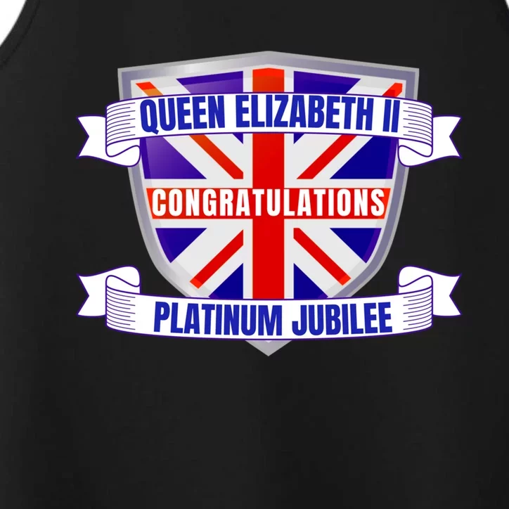 Queens Platinum Jubilee Gift Queen Platinum Jubilee Gift Performance Tank