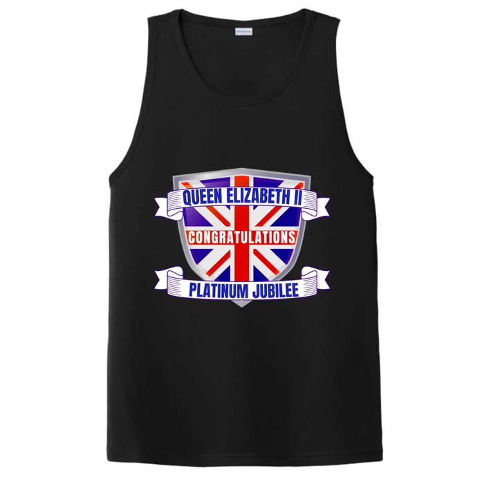 Queens Platinum Jubilee Gift Queen Platinum Jubilee Gift Performance Tank