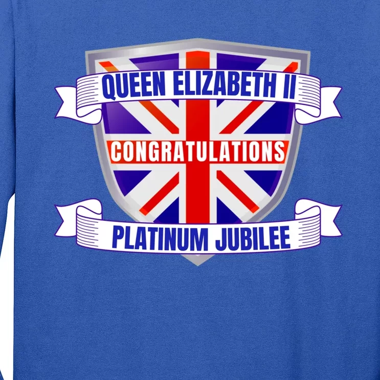 Queens Platinum Jubilee Gift Queen Platinum Jubilee Gift Long Sleeve Shirt