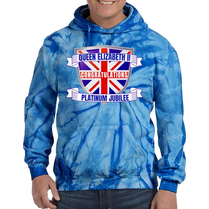 Queens Platinum Jubilee Gift Queen Platinum Jubilee Gift Tie Dye Hoodie