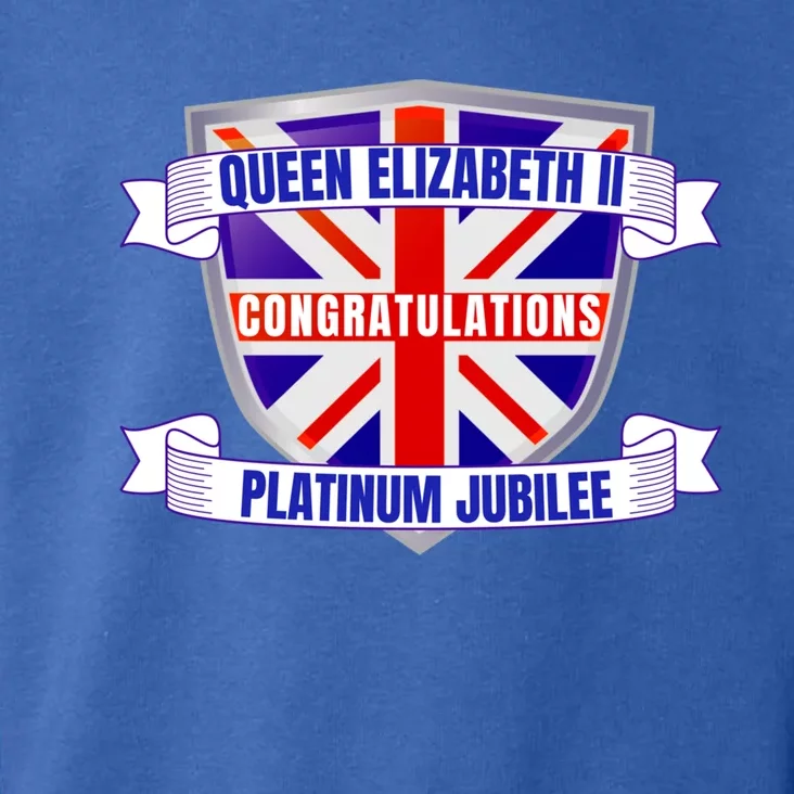 Queens Platinum Jubilee Gift Queen Platinum Jubilee Gift Toddler Hoodie