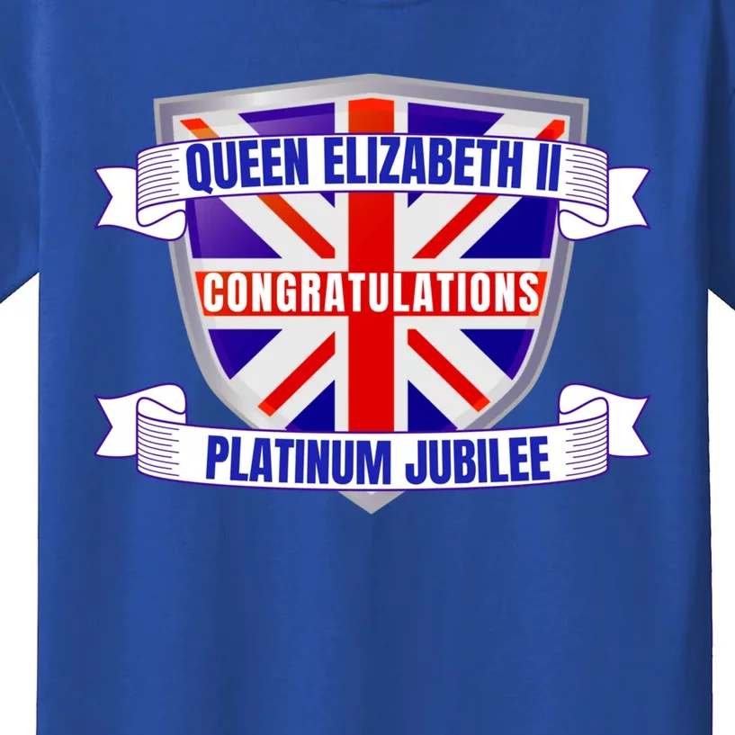 Queens Platinum Jubilee Gift Queen Platinum Jubilee Gift Kids T-Shirt