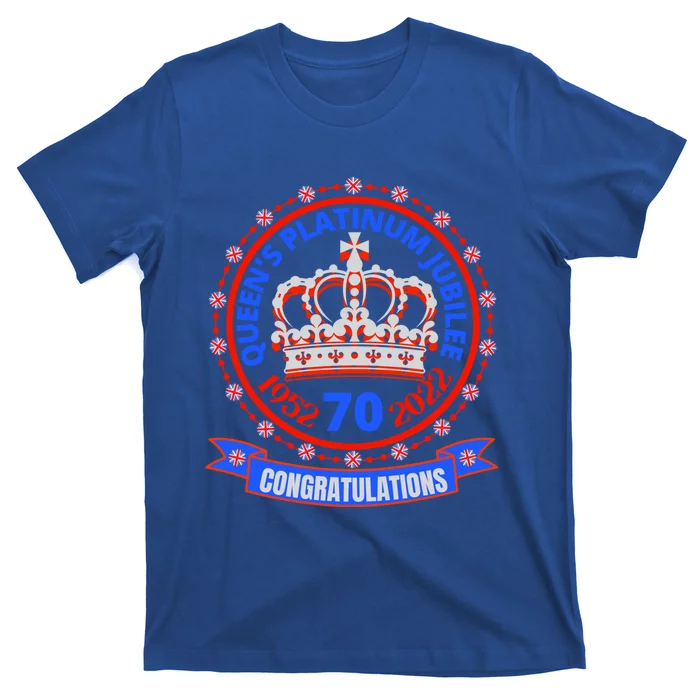 Queens Platinum Jubilee Gift Queen Jubilee 2022 Gift Uk Gift T-Shirt