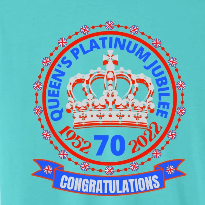 Queens Platinum Jubilee Gift Queen Jubilee 2022 Gift Uk Gift ChromaSoft Performance T-Shirt