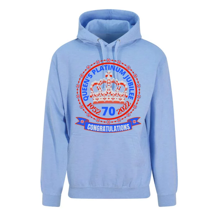 Queens Platinum Jubilee Gift Queen Jubilee 2022 Gift Uk Gift Unisex Surf Hoodie