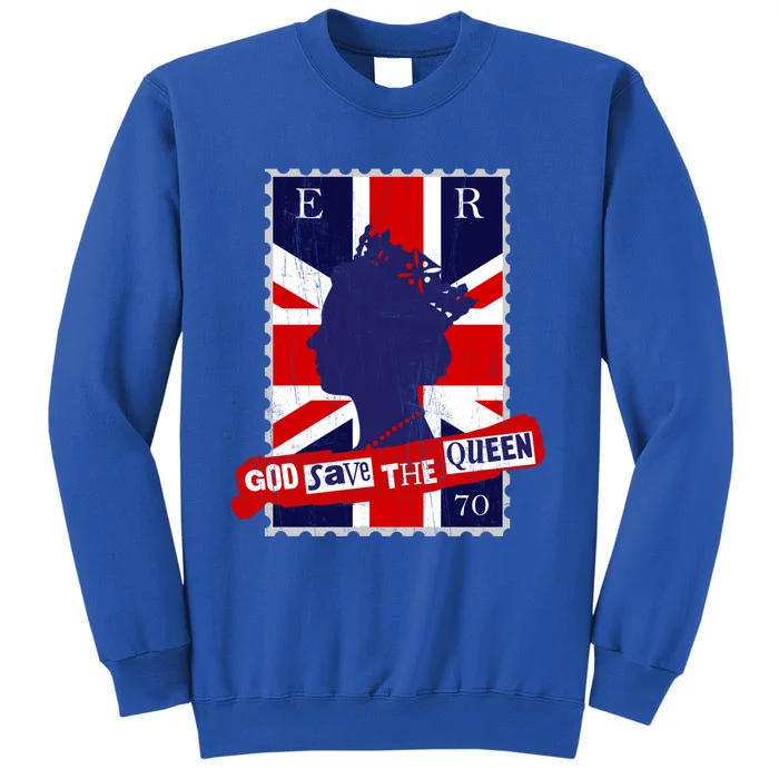 Queen's Platinum Jubilee God Save The Queen Funny Gift Sweatshirt