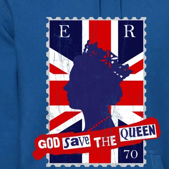 Queen's Platinum Jubilee God Save The Queen Funny Gift Premium Hoodie