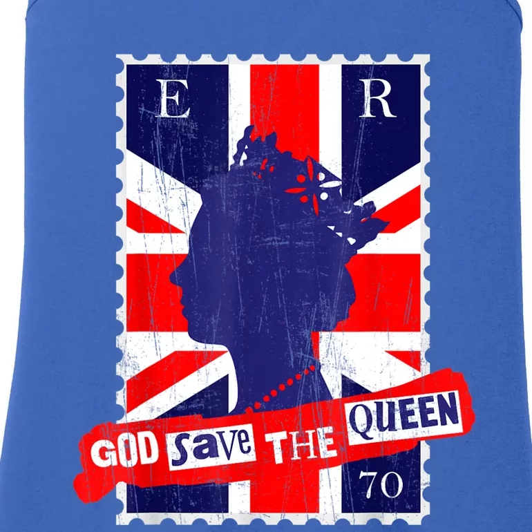 QUEEN'S PLATINUM JUBILEE GOD SAVE THE QUEEN Ladies Essential Tank