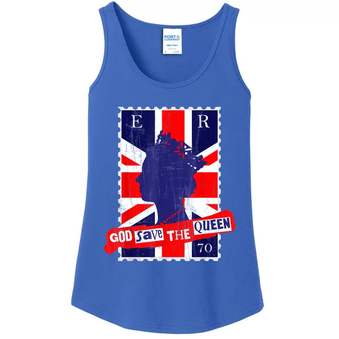 QUEEN'S PLATINUM JUBILEE GOD SAVE THE QUEEN Ladies Essential Tank