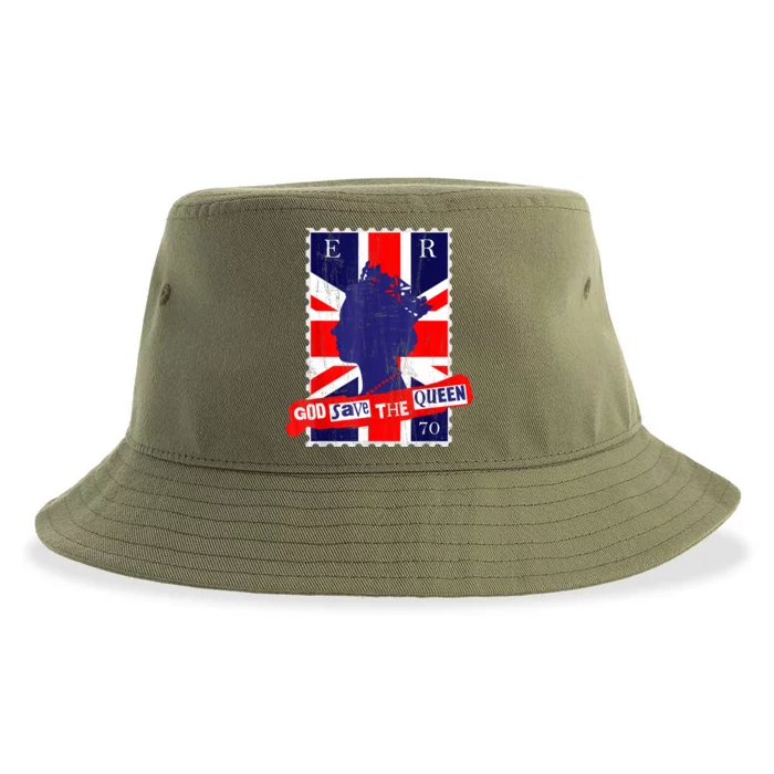 QUEEN'S PLATINUM JUBILEE GOD SAVE THE QUEEN Sustainable Bucket Hat