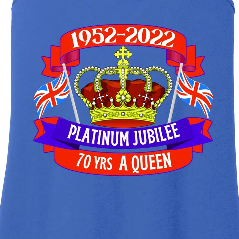 Queens Platinum Jubilee Gift Queen Jubilee Union Jack Gift Cute Gift Ladies Essential Tank