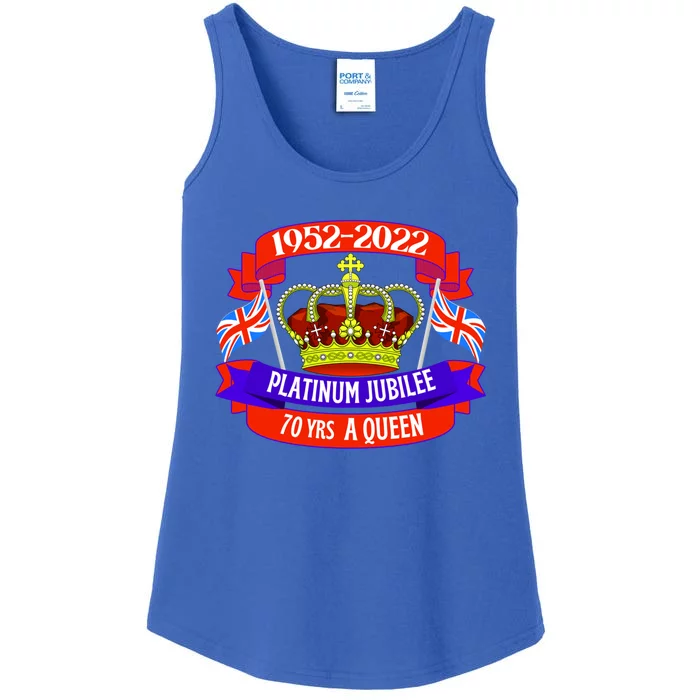 Queens Platinum Jubilee Gift Queen Jubilee Union Jack Gift Cute Gift Ladies Essential Tank