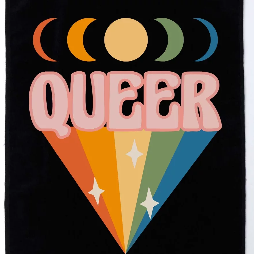 Queer Pride Lgbtq Lgbt Month Platinum Collection Golf Towel